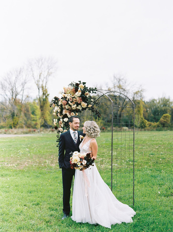 Amazing winter wedding fashion and bridal party style