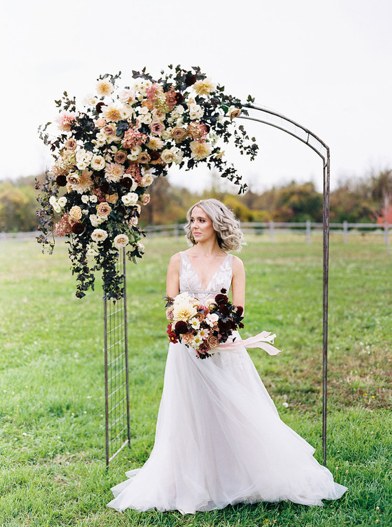 Amazing winter wedding fashion and bridal party style