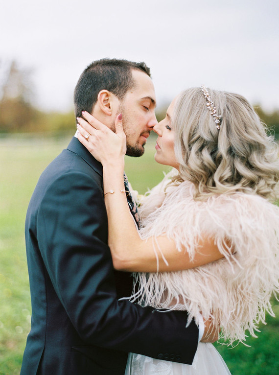 Amazing winter wedding fashion and bridal party style