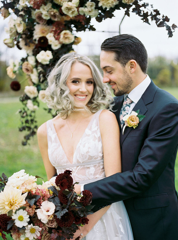 Amazing winter wedding fashion and bridal party style