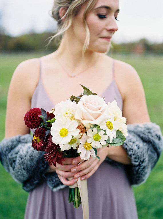 Amazing winter wedding fashion and bridal party style Inspiration
