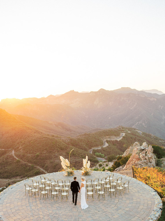 Ochre and mauve sunset elegance at Malibu Rocky Oaks