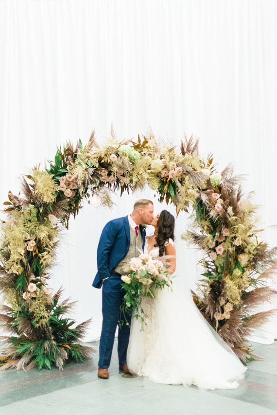 Ultra elegant, festive wedding at The Wintergarden in Rochester, NY