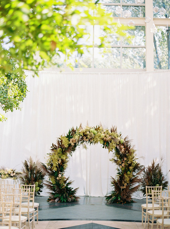Circular ceremony arch Inspiration