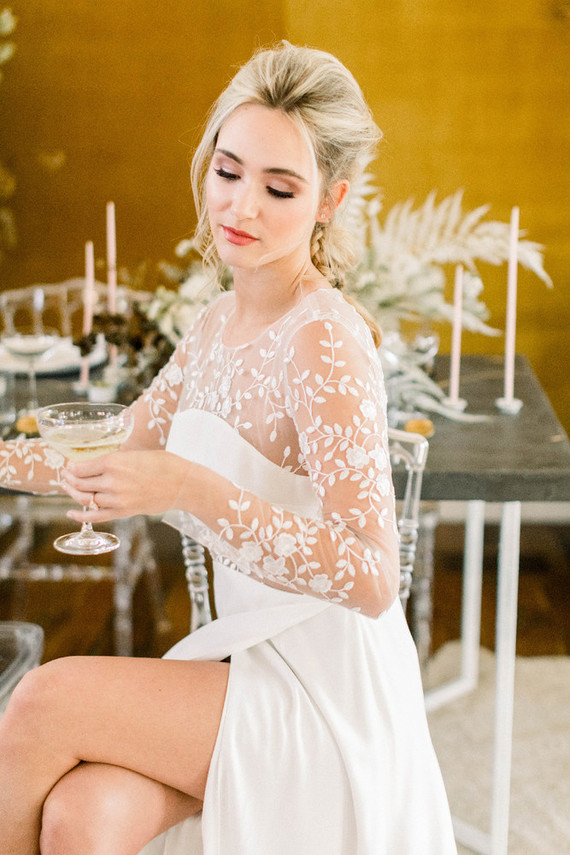 Lace wedding dress