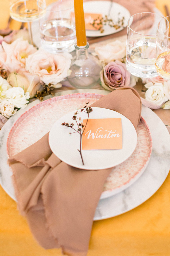 Wedding tablescape