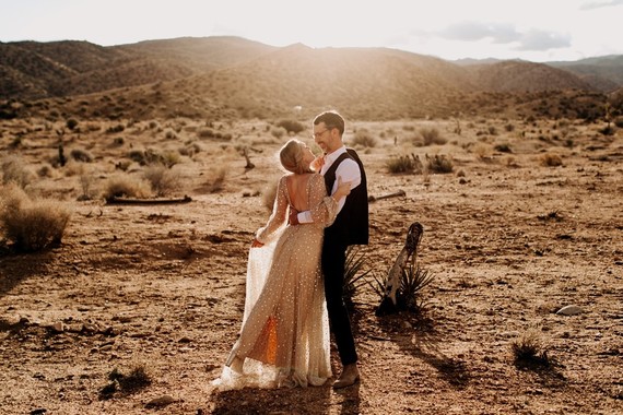 Ultra chic Joshua Tree wedding at Rimrock Ranch on 100 Layer Cake