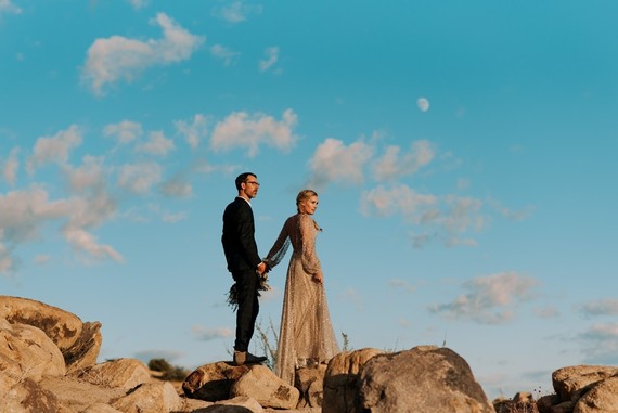 Ultra chic Joshua Tree wedding at Rimrock Ranch on 100 Layer Cake