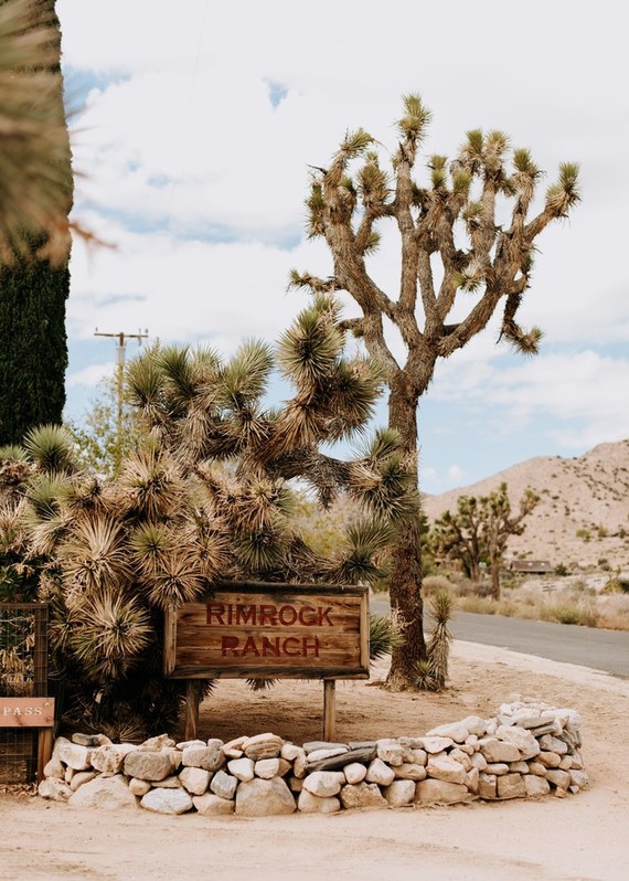 Rimrock Ranch - Pioneertown wedding venue