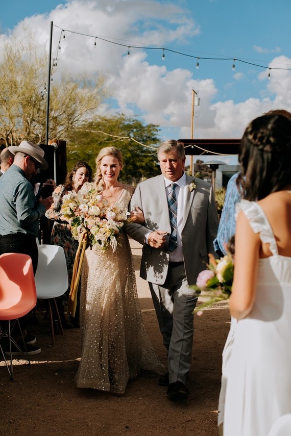 Ultra chic Joshua Tree wedding at Rimrock Ranch on 100 Layer Cake