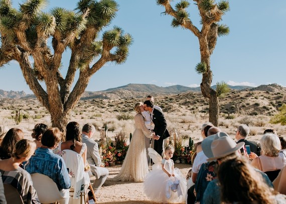 Ultra chic Joshua Tree wedding at Rimrock Ranch on 100 Layer Cake