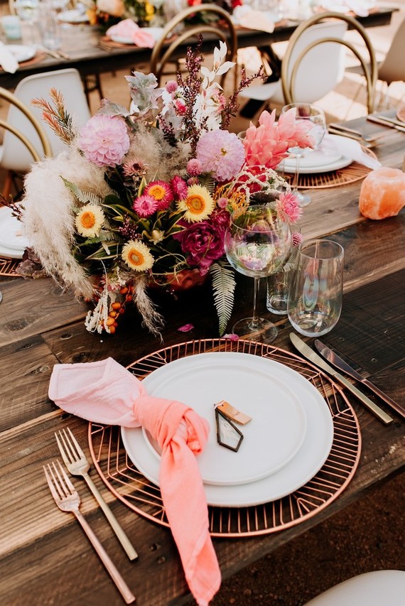 Ultra chic Joshua Tree wedding at Rimrock Ranch on 100 Layer Cake