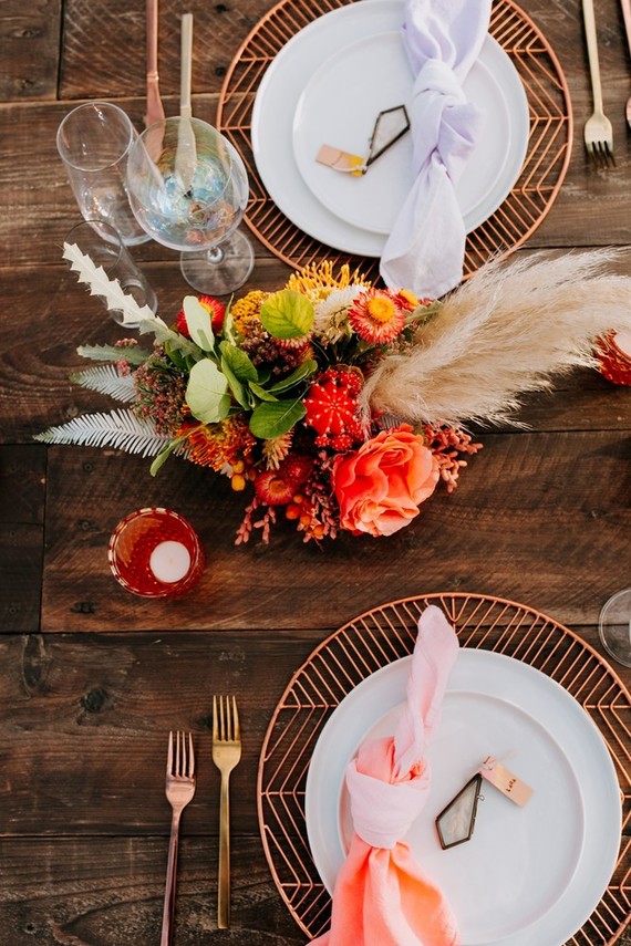 Ultra chic Joshua Tree wedding at Rimrock Ranch on 100 Layer Cake Inspiration