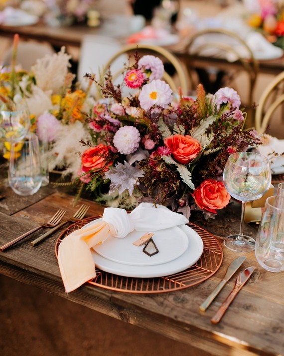 Ultra chic Joshua Tree wedding at Rimrock Ranch on 100 Layer Cake Inspiration