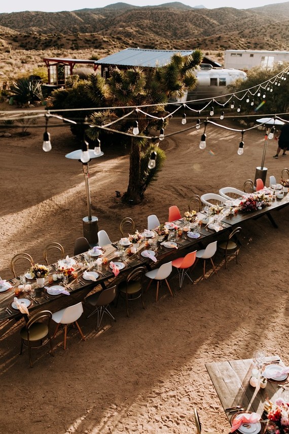 Ultra chic Joshua Tree wedding at Rimrock Ranch on 100 Layer Cake