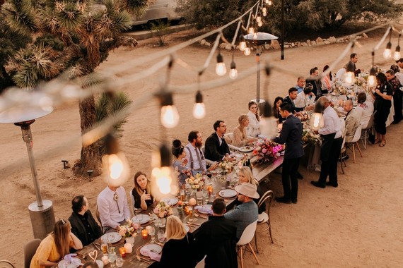 Ultra chic Joshua Tree wedding at Rimrock Ranch on 100 Layer Cake