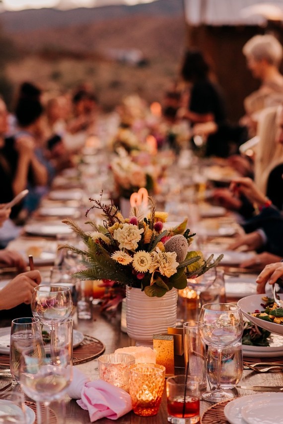 Ultra chic Joshua Tree wedding at Rimrock Ranch on 100 Layer Cake