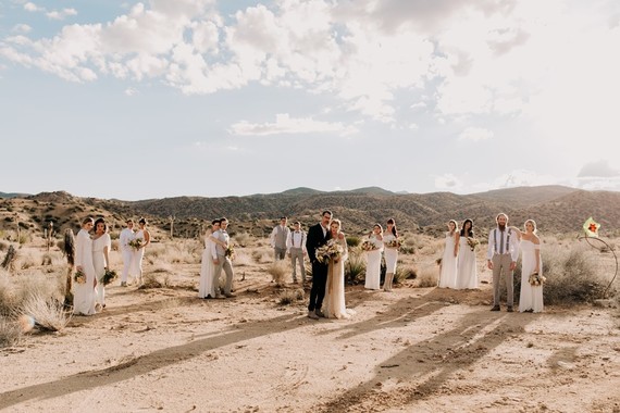 Ultra chic Joshua Tree wedding at Rimrock Ranch on 100 Layer Cake