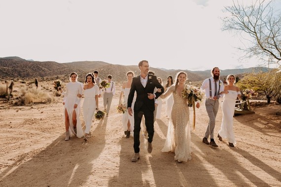 Ultra chic Joshua Tree wedding at Rimrock Ranch on 100 Layer Cake