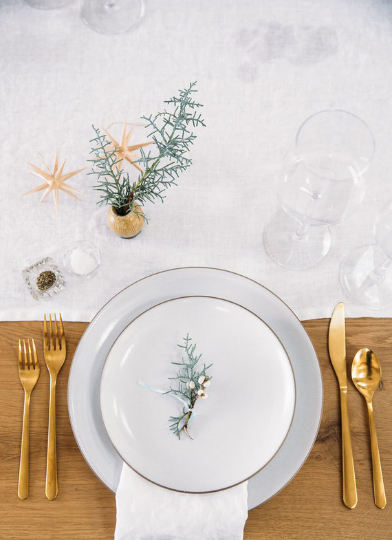Holiday tablescape