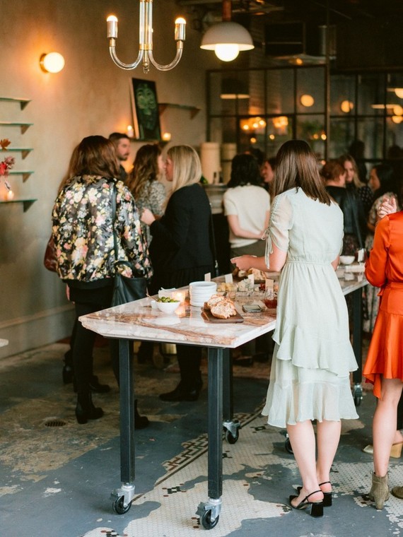 Fall dinner party in NYC with The Wedding Artists Collective