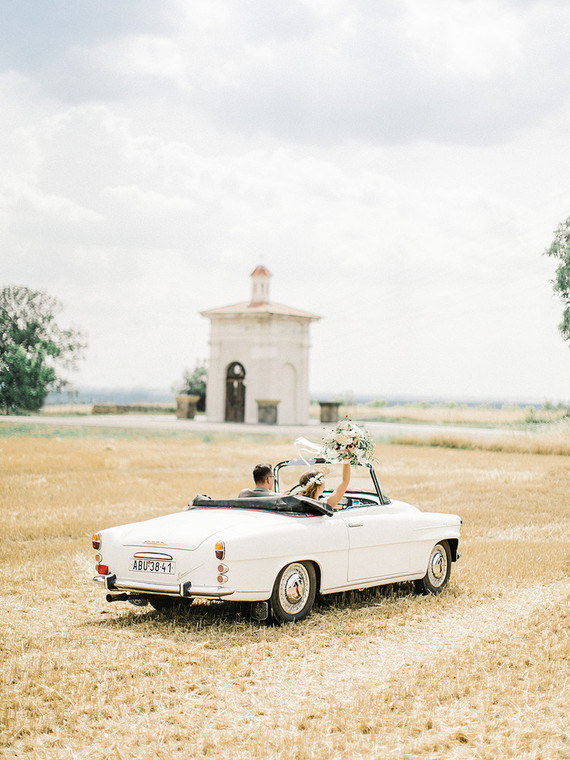 Sweet spring countryside wedding at Castle Bon Repos outside of Prague