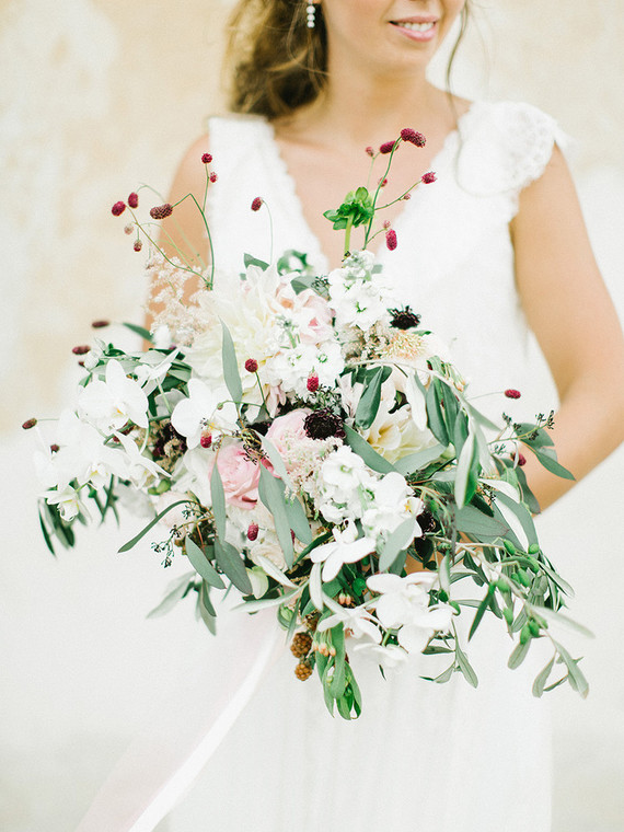 Sweet spring countryside wedding at Castle Bon Repos outside of Prague