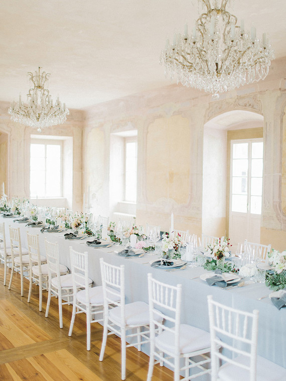 Sweet spring countryside wedding at Castle Bon Repos outside of Prague