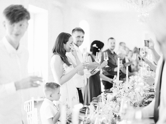 Sweet spring countryside wedding at Castle Bon Repos outside of Prague