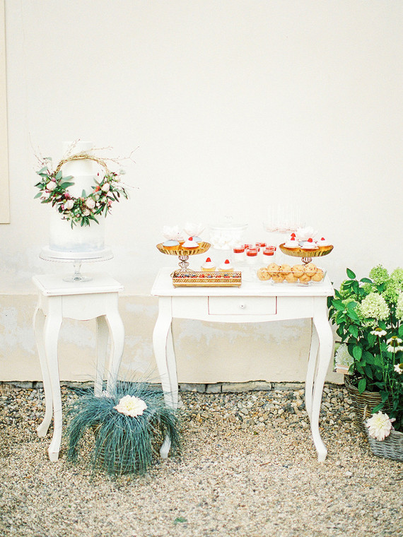 Sweet spring countryside wedding at Castle Bon Repos outside of Prague