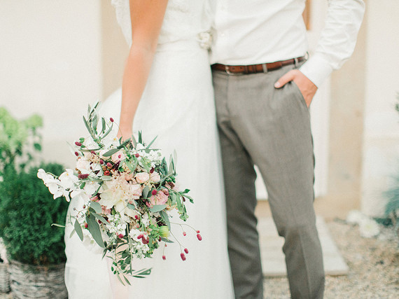 Sweet spring countryside wedding at Castle Bon Repos outside of Prague