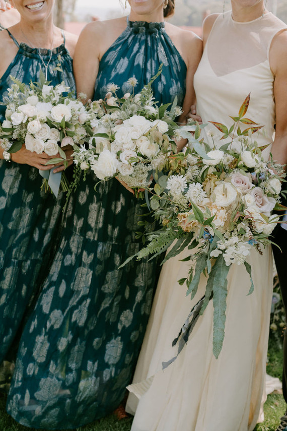 Organic same-sex wedding at Cavallo Point in San Francisco with the couple's children