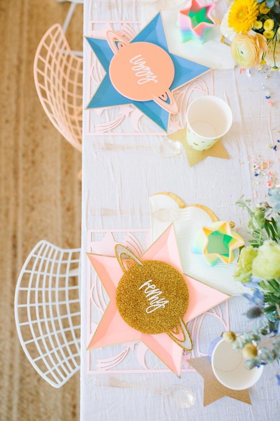 Toy Story and space-themed girl's second birthday party Inspiration