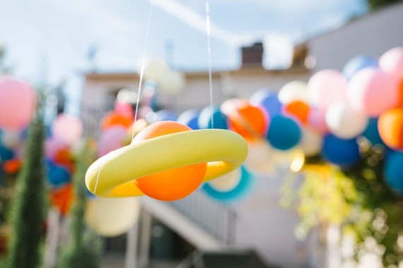 Toy Story and space-themed girl's second birthday party