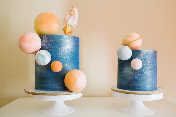 Toy Story and space-themed girl's second birthday party Inspiration