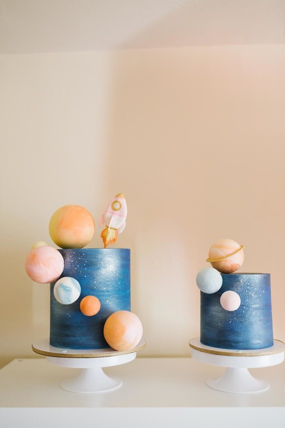 Toy Story and space-themed girl's second birthday party Inspiration