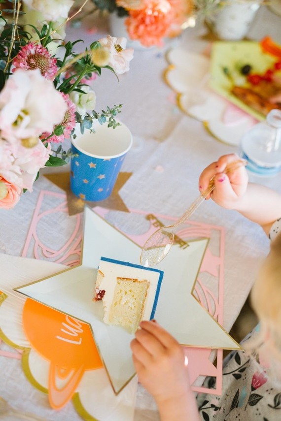 Toy Story and space-themed girl's second birthday party Inspiration