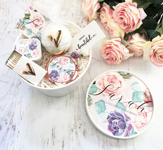 Bridesmaid gift box Inspiration