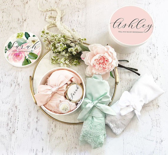 Bridesmaid gift box Inspiration