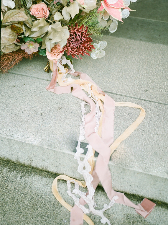 Spring bridal bouquet