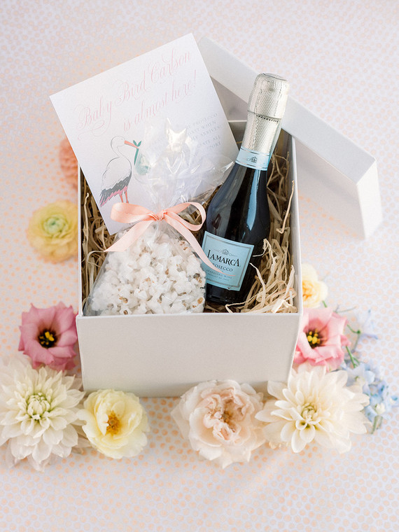 All white gender surprise beach baby shower in La Jolla