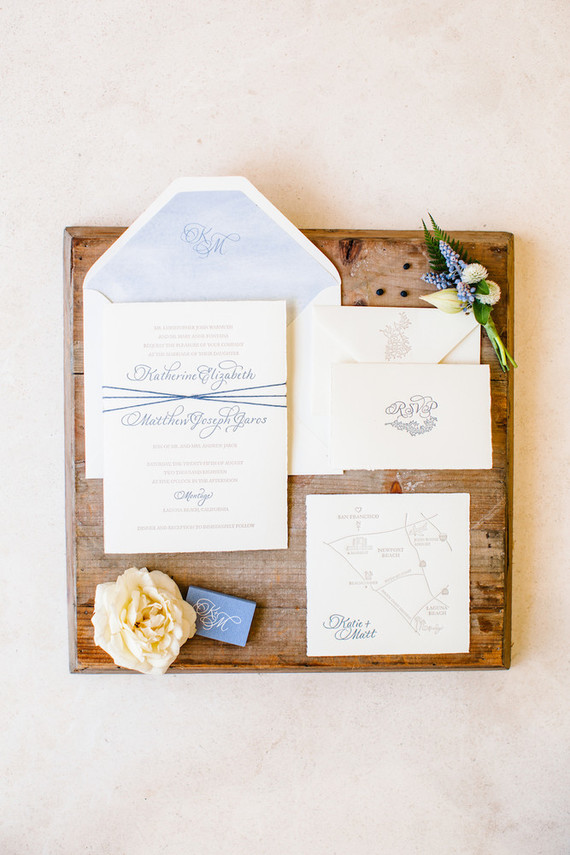 modern beachy wedding invitations