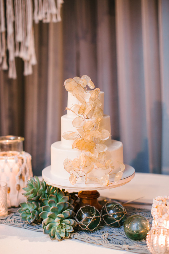 Modern beachy reception at the Montage Laguna Beach
