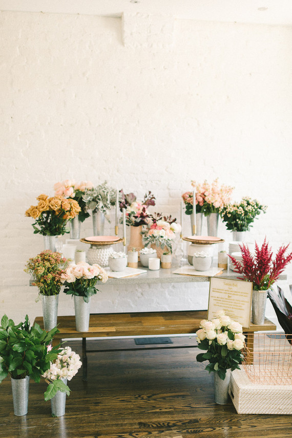 Muted pastel baby girl baby shower by Heirloom DC