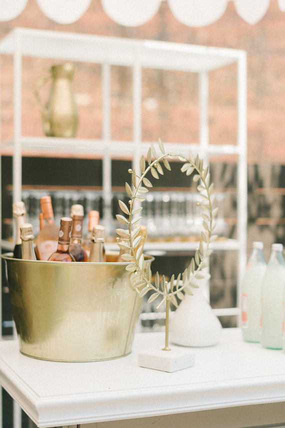 Muted pastel baby girl baby shower by Heirloom DC