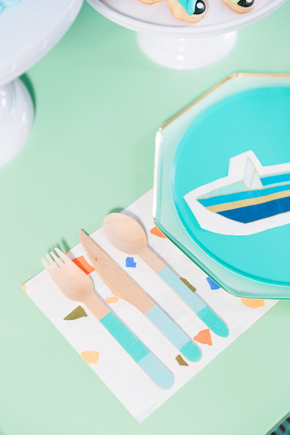 Modern city-themed boy's birthday party ideas