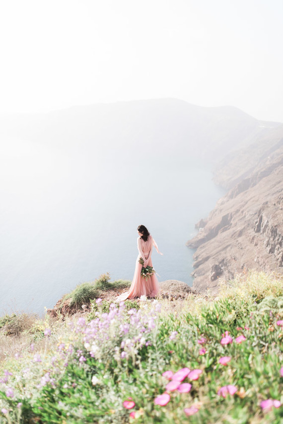 Art nouveau inspired Glasshouse wedding at Rocabella Hotel in Santorini