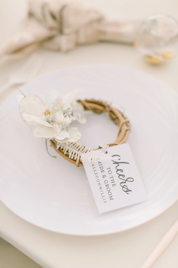 All white winter bridal shower for a destination wedding in Mexico