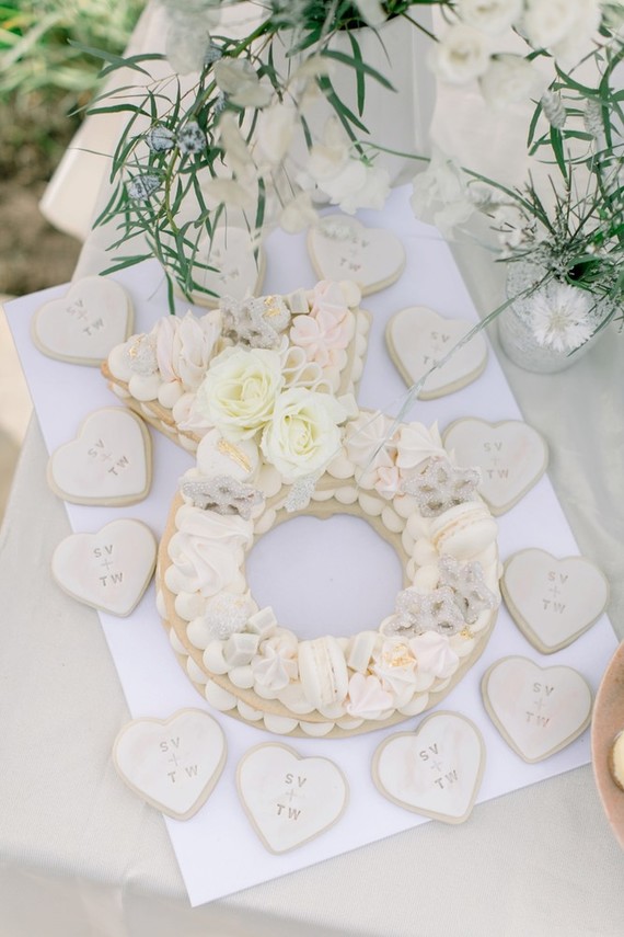 All white winter bridal shower for a destination wedding in Mexico