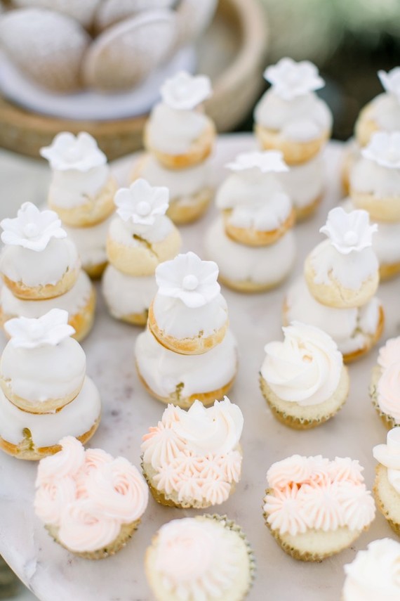 All white winter bridal shower for a destination wedding in Mexico